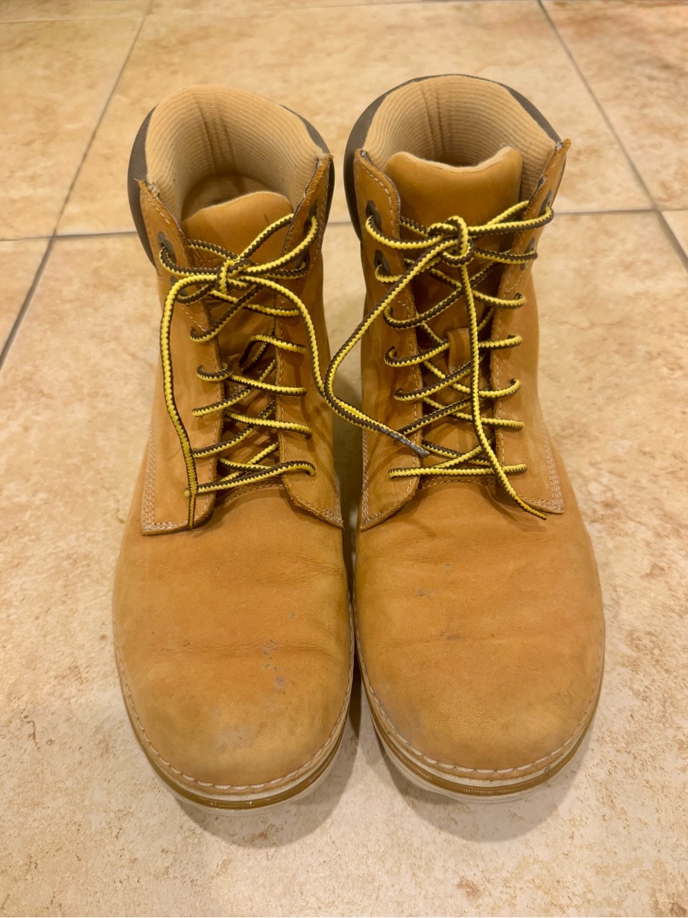 Timberland Wheat Lace-Up Work Boots